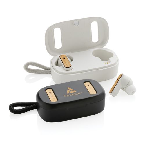 Bambus trådløse øretelefoner - Billede 1